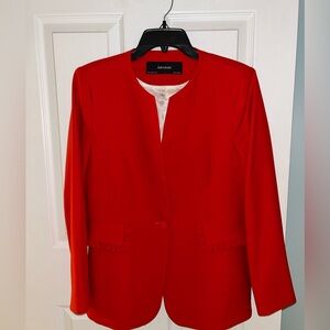 Zara Bold Red Women's Blazer
